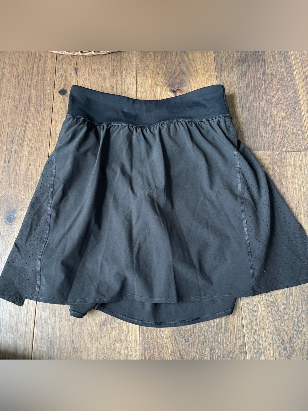 Spanx Get Moving Active Skort 17" In Midnight Very Black Size Medium